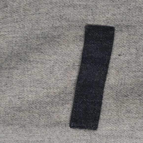 Vintage wool-blend lady jacket gray cropped blazer - Picture 6 of 15